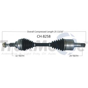 2012 Chrysler 200 CV Axle Shaft Front Left TrakMotive CH8258 image 1 of 3
