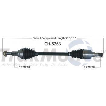 2009 Dodge Journey CV Axle Shaft Rear Left TrakMotive CH8263 image 1 of 3