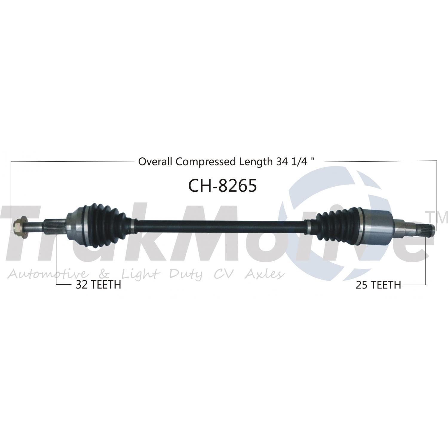 TrakMotive CH8265 - CV Axle Shaft TrakMotive CH8265 CV Axle Shaft product image 1 of 3