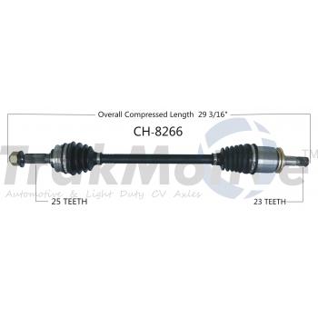 2017 Jeep Compass CV Axle Shaft Rear Left TrakMotive CH8266 image 1 of 3