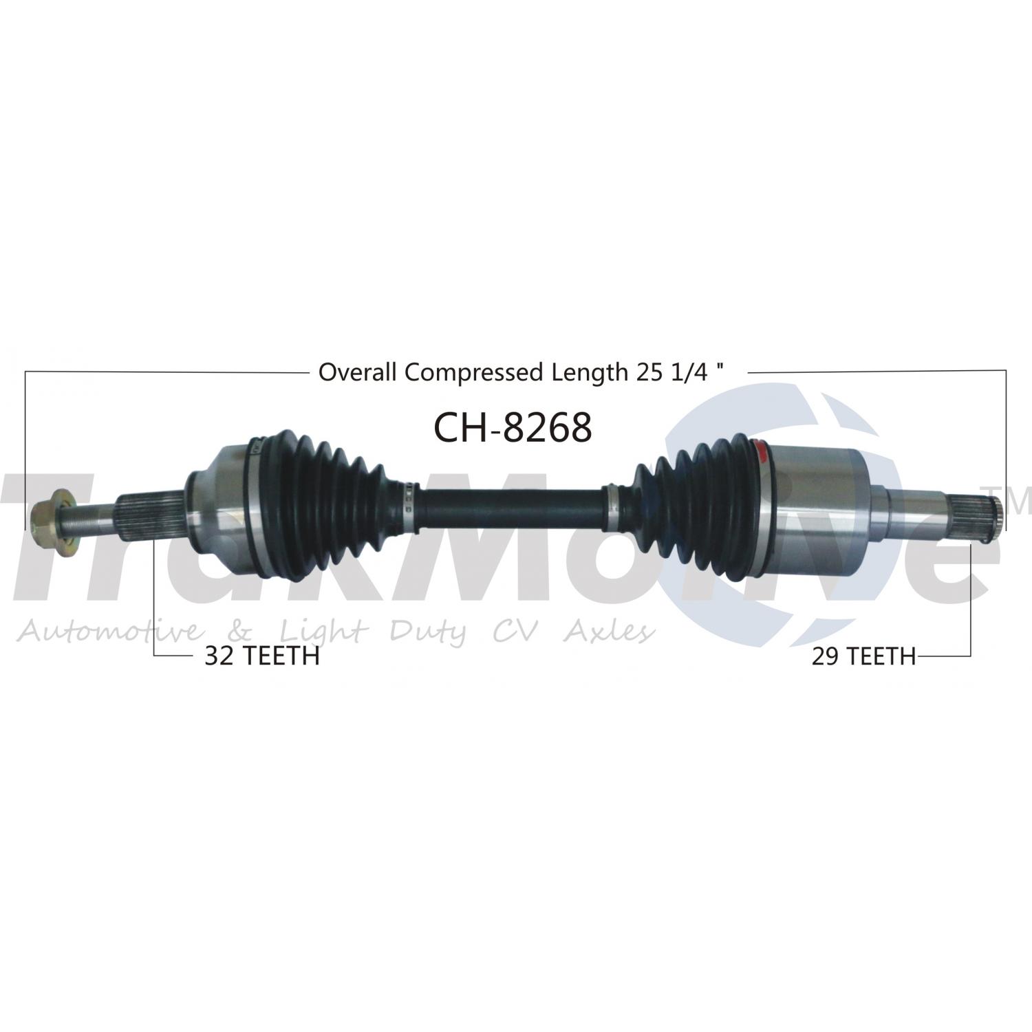 TrakMotive CH8268 - CV Axle Shaft TrakMotive CH8268 CV Axle Shaft product image 1 of 3