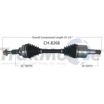 2014 Dodge Journey CV Axle Shaft Front Left TrakMotive CH8268 image 1 of 3