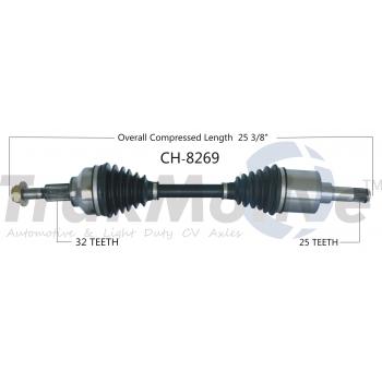 2009 Dodge Journey CV Axle Shaft Front Left TrakMotive CH8269 image 1 of 3