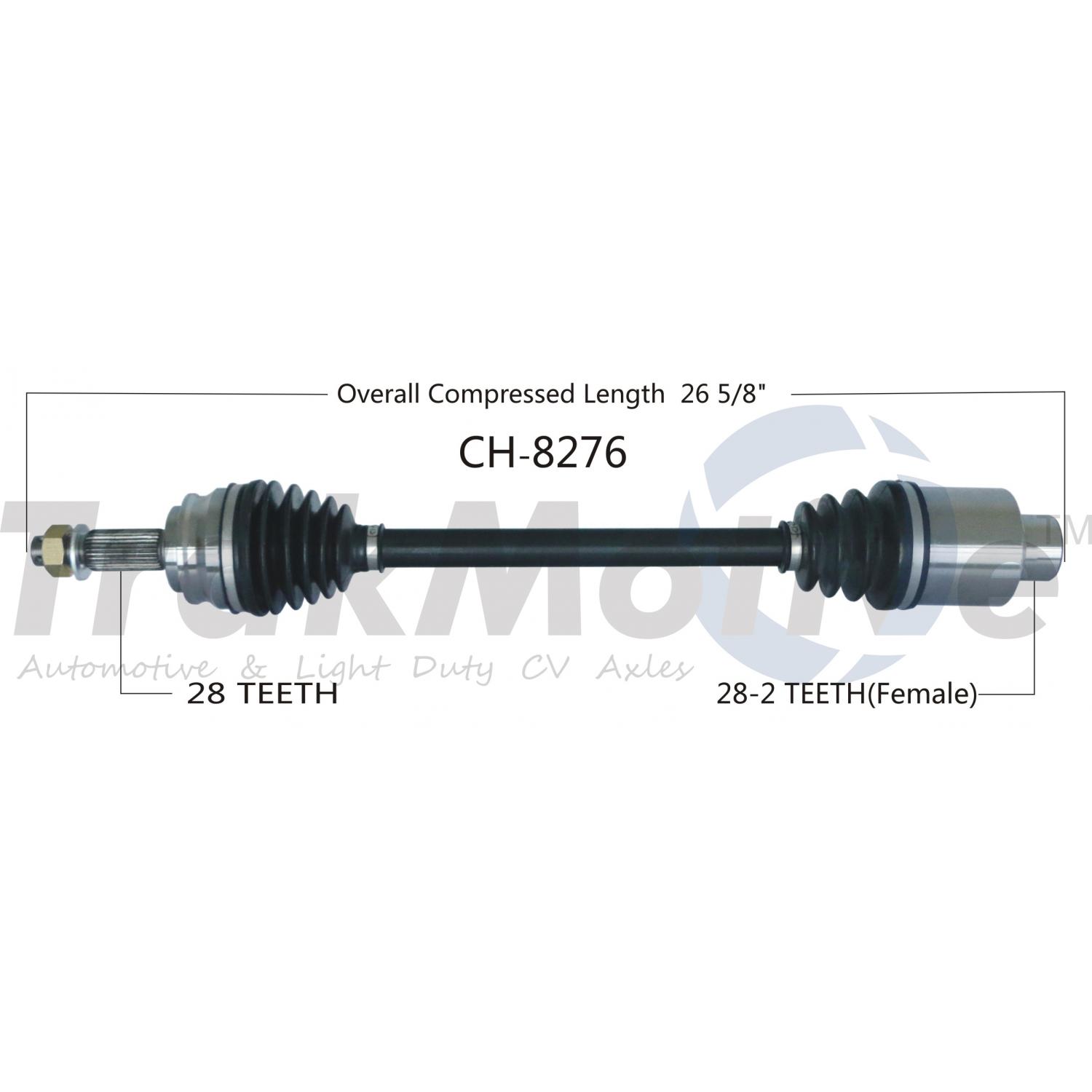 TrakMotive CH8276 - CV Axle Shaft TrakMotive CH8276 CV Axle Shaft product image 1 of 3