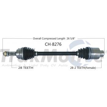 2017 Jeep Compass CV Axle Shaft Front Right TrakMotive CH8276 image 1 of 3