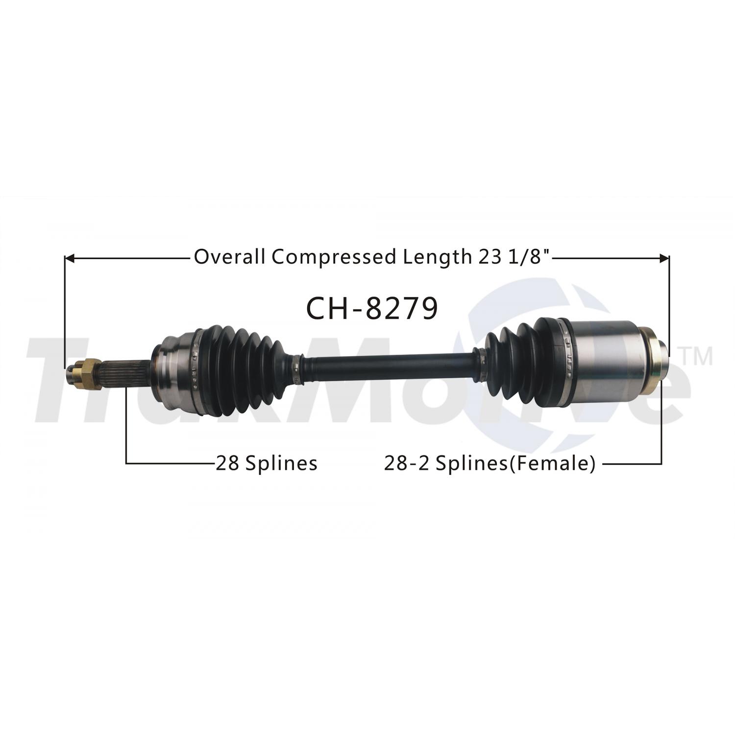 TrakMotive CH8279 - CV Axle Shaft TrakMotive CH8279 CV Axle Shaft product image 1 of 3