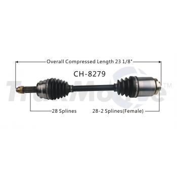 2011 Jeep Compass CV Axle Shaft Front Right TrakMotive CH8279 image 1 of 3