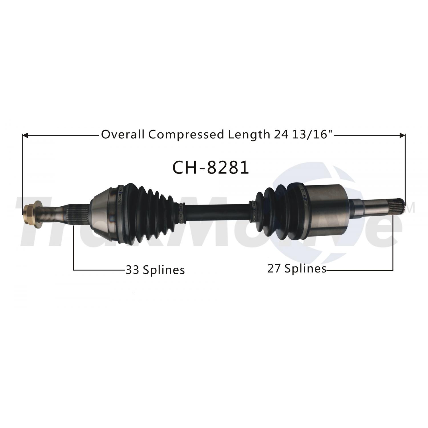 TrakMotive CH8281 - CV Axle Shaft TrakMotive CH8281 CV Axle Shaft product image 1 of 3