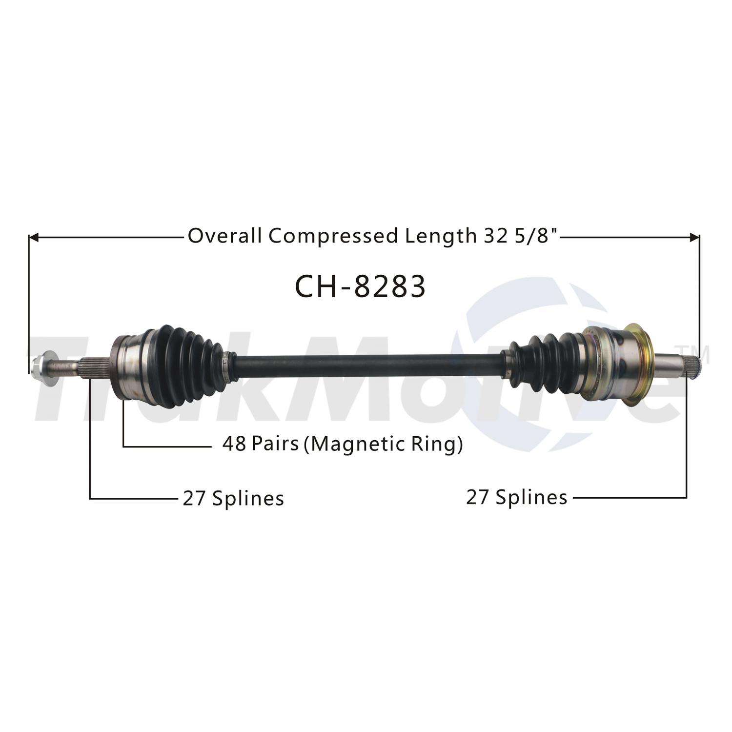 TrakMotive CH8283 - CV Axle Shaft TrakMotive CH8283 CV Axle Shaft product image 1 of 3