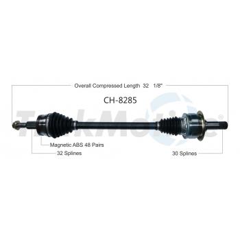 2010 Chrysler 300 CV Axle Shaft Rear Right TrakMotive CH8285 image 1 of 3