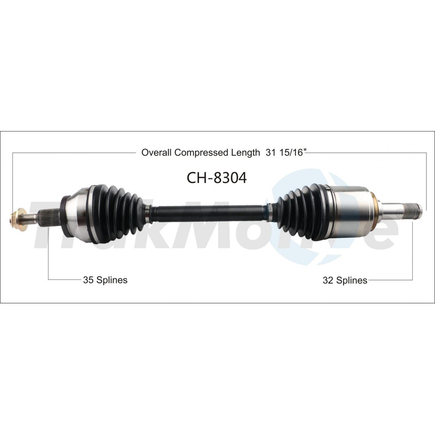TrakMotive CH8304 - CV Axle Shaft TrakMotive CH8304 CV Axle Shaft product image 1 of 3