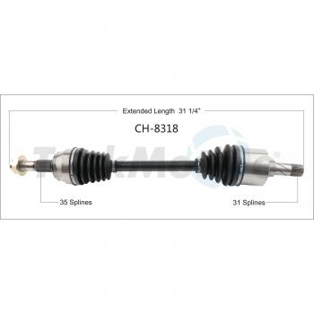 2014 Ram ProMaster 2500 CV Axle Shaft
