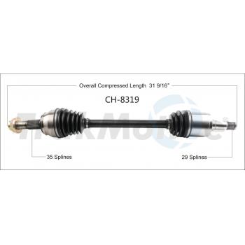 2019 Ram ProMaster 1500 CV Axle Shaft