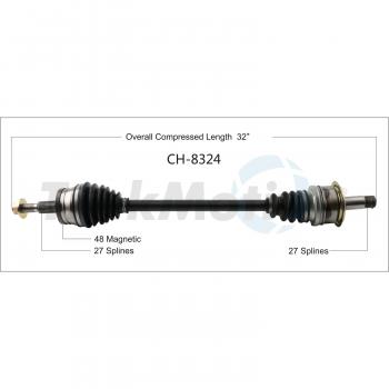 2010 Chrysler 300 CV Axle Shaft Rear Right TrakMotive CH8324 image 1 of 3
