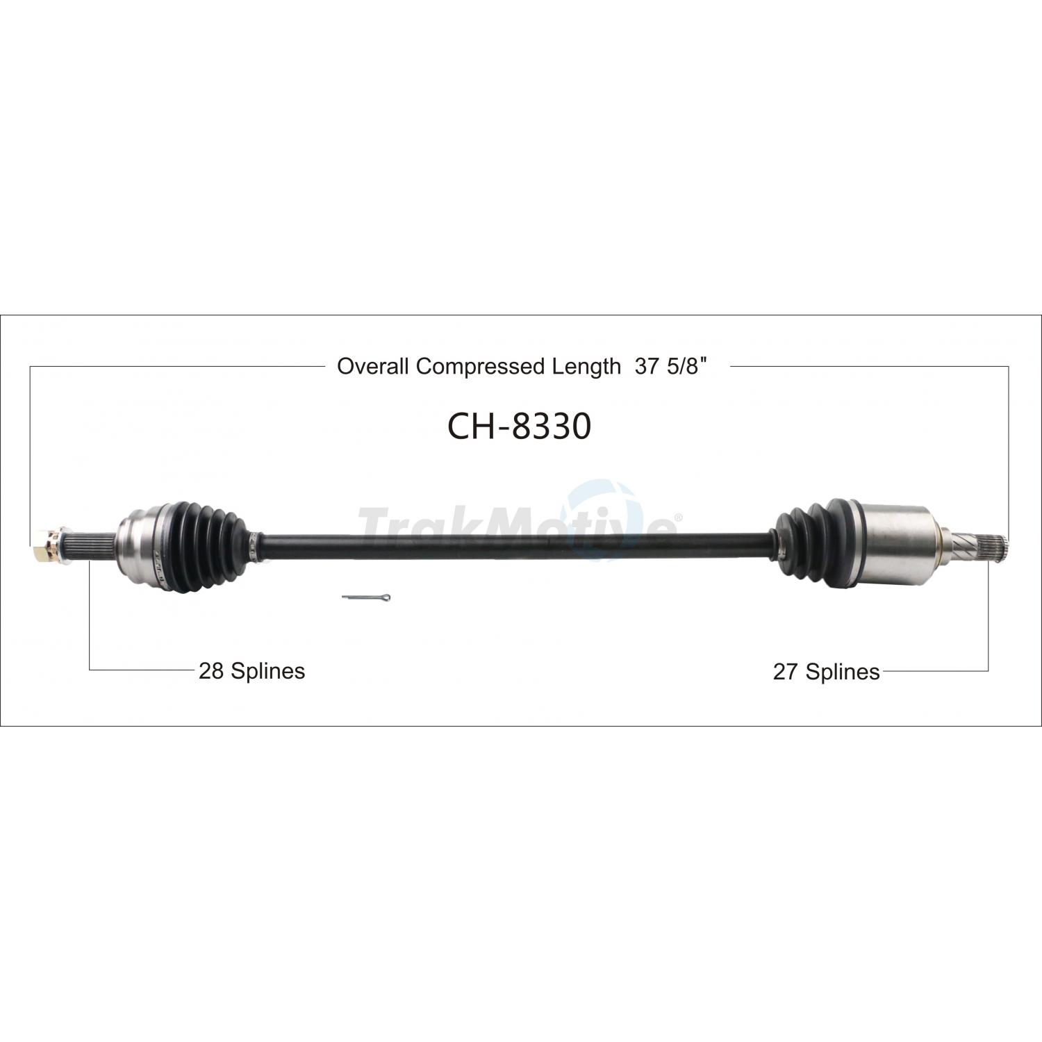 TrakMotive CH8330 - CV Axle Shaft TrakMotive CH8330 CV Axle Shaft product image 1 of 3