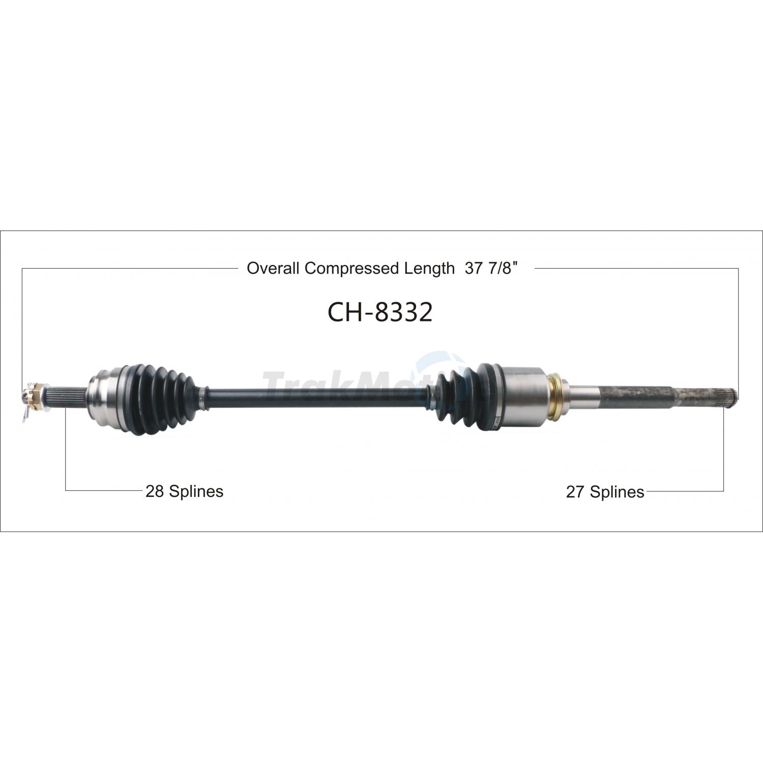 TrakMotive CH8332 - CV Axle Shaft TrakMotive CH8332 CV Axle Shaft product image 1 of 3