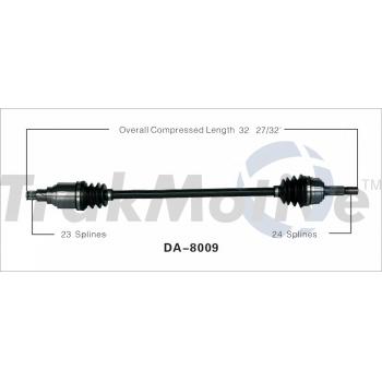 1988 Daihatsu Charade CV Axle Shaft Front Right TrakMotive DA8009 image 1 of 3