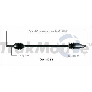 1992 Daihatsu Charade CV Axle Shaft Front Right TrakMotive DA8011 image 1 of 3