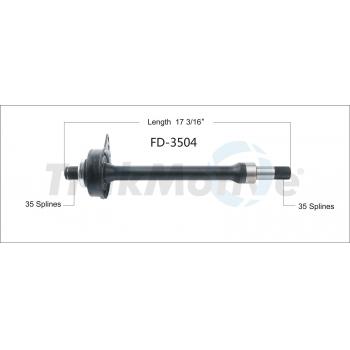 2011 Mercury Mariner CV Intermediate Shaft Front Right TrakMotive FD3504 image 1 of 3