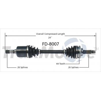 1995 Mercury Tracer CV Axle Shaft