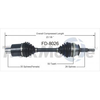 1995 Ford Windstar CV Axle Shaft