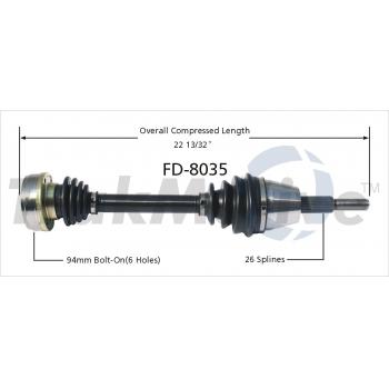 1996 Ford Aerostar CV Axle Shaft