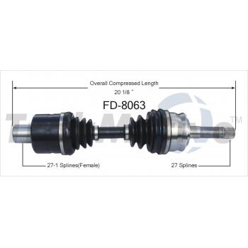 1998 Ford Ranger CV Axle Shaft