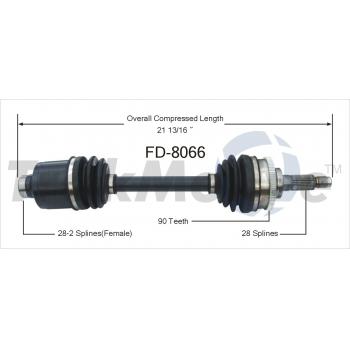 1990 Ford Probe CV Axle Shaft