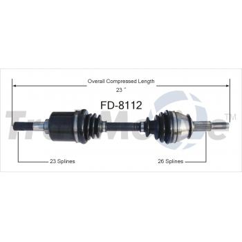 1991 Mercury Topaz CV Axle Shaft