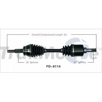 1991 Mercury Topaz CV Axle Shaft Front Left TrakMotive FD8114 image 1 of 3