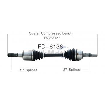 2010 Ford Explorer CV Axle Shaft