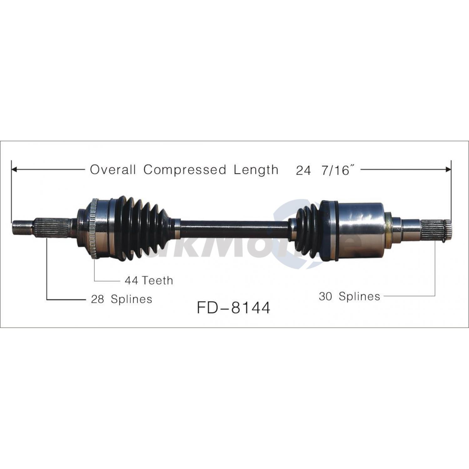 TrakMotive FD8144 - CV Axle Shaft TrakMotive FD8144 CV Axle Shaft product image 1 of 3