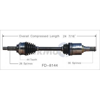 2007 Ford Escape CV Axle Shaft Front Left TrakMotive FD8144 image 1 of 3