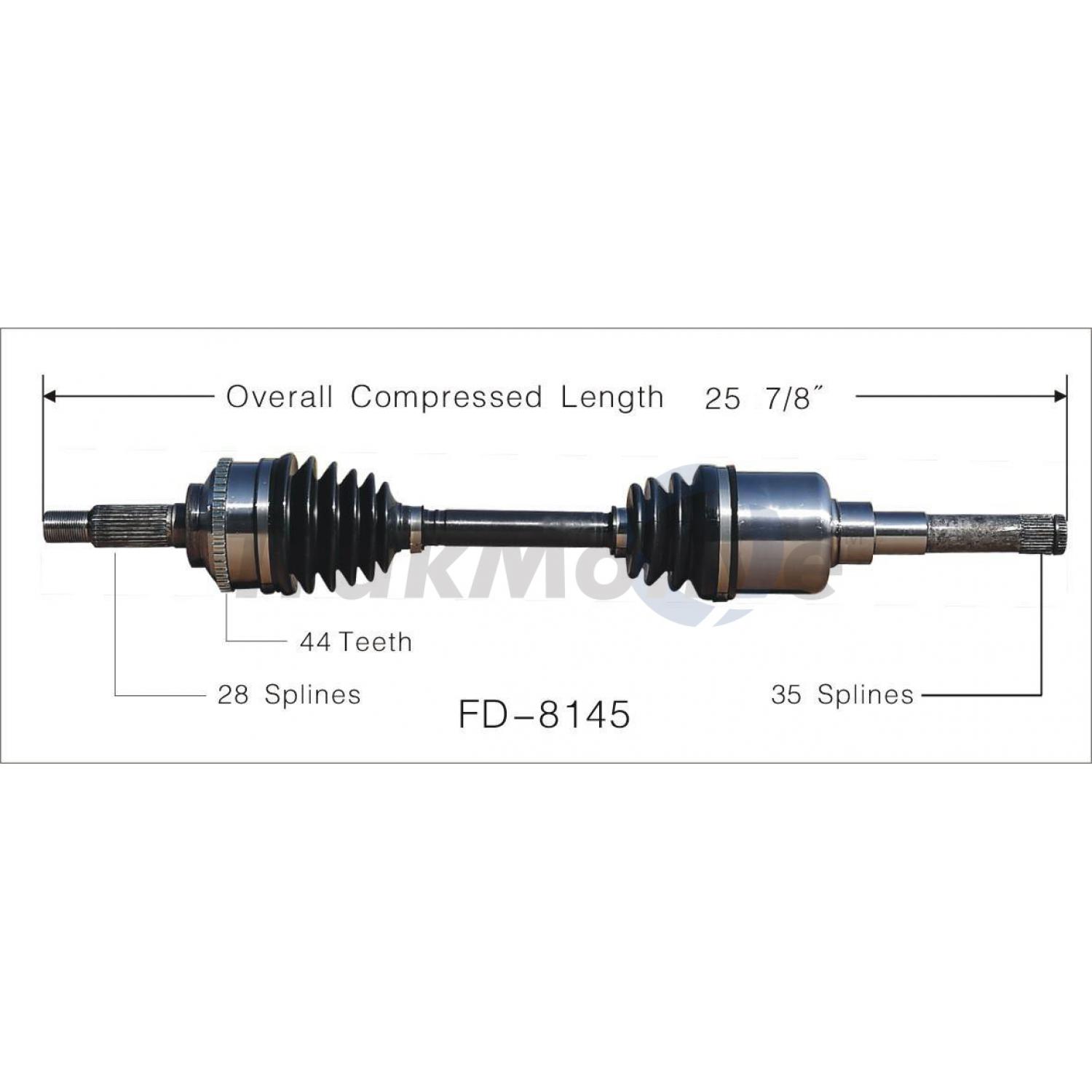 TrakMotive FD8145 - CV Axle Shaft TrakMotive FD8145 CV Axle Shaft product image 1 of 4