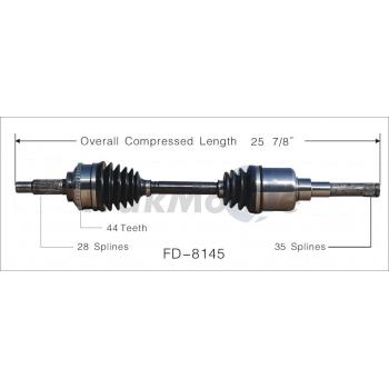 2005 Mercury Mariner CV Axle Shaft Front Left TrakMotive FD8145 image 1 of 4