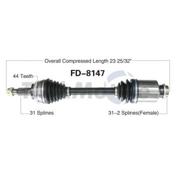 2012 Lincoln MKX CV Axle Shaft