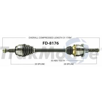 1999 Ford Mustang CV Axle Shaft