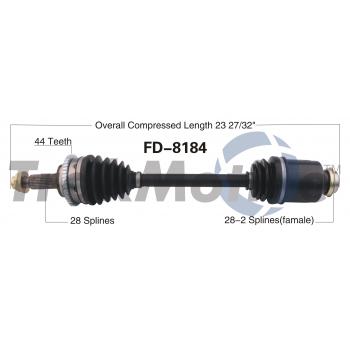2011 Ford Fusion CV Axle Shaft Front Right TrakMotive FD8184 image 1 of 3