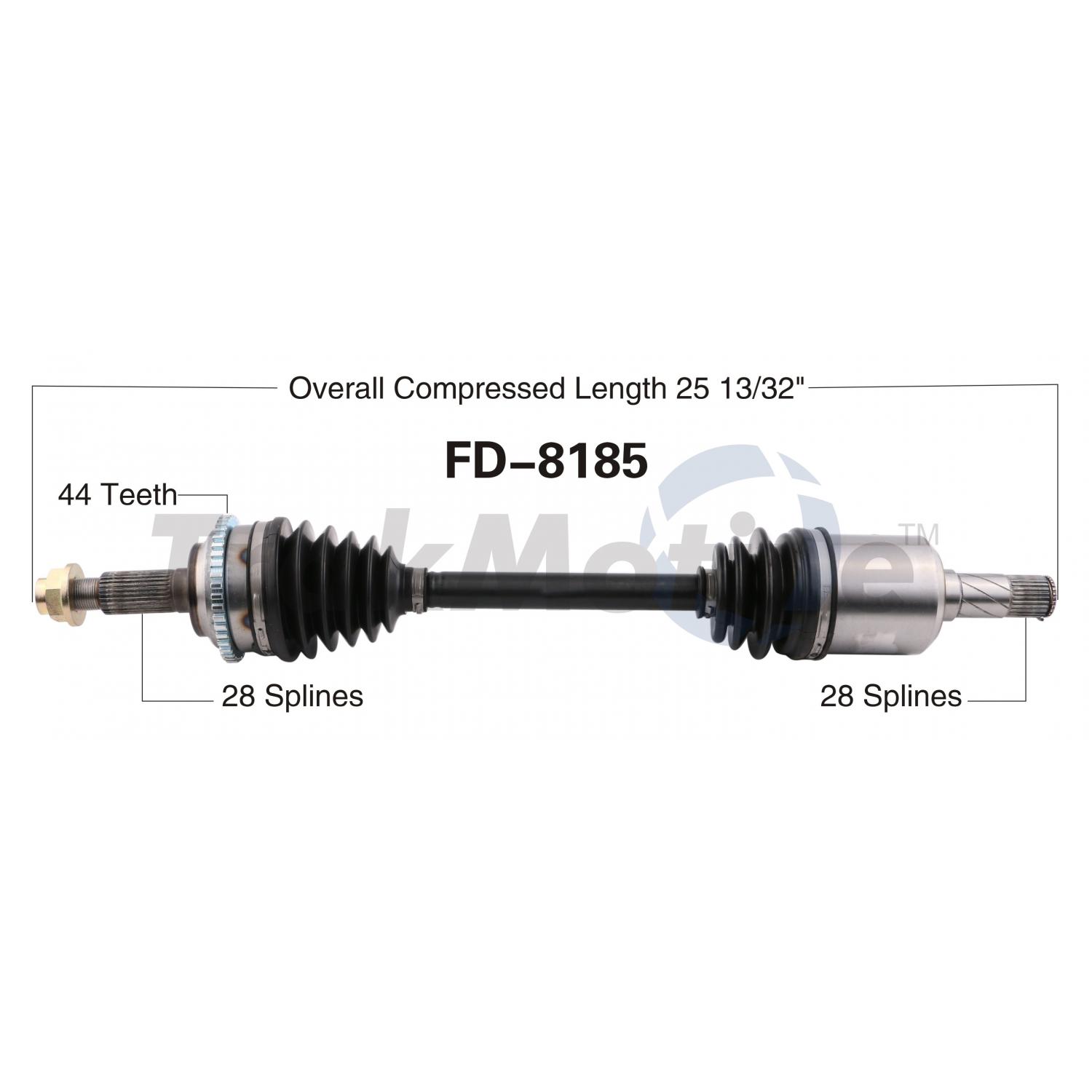TrakMotive FD8185 - CV Axle Shaft TrakMotive FD8185 CV Axle Shaft product image 1 of 3