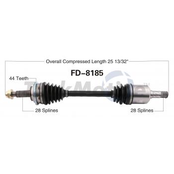 2011 Ford Fusion CV Axle Shaft Front Right TrakMotive FD8185 image 1 of 3
