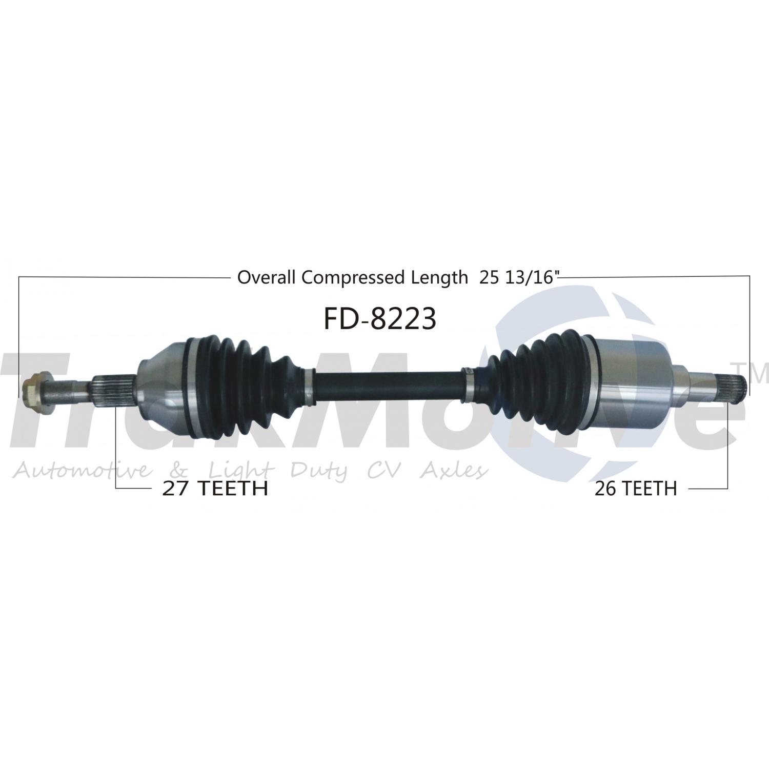TrakMotive FD8223 - CV Axle Shaft TrakMotive FD8223 CV Axle Shaft product image 1 of 3