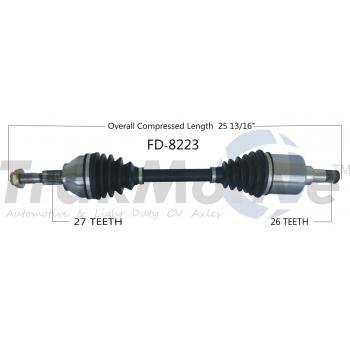 2014 Ford Fusion CV Axle Shaft Front Left TrakMotive FD8223 image 1 of 3