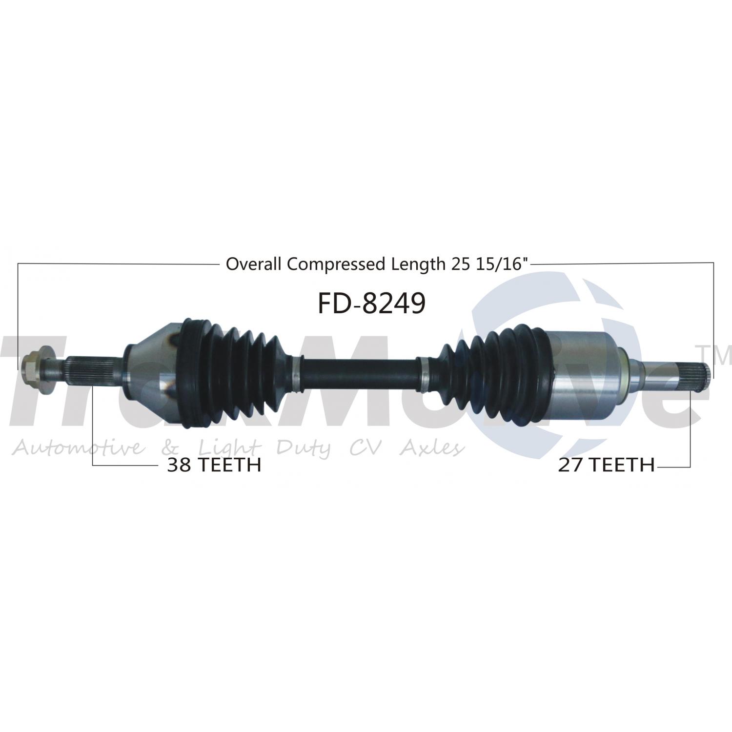 TrakMotive FD8249 - CV Axle Shaft TrakMotive FD8249 CV Axle Shaft product image 1 of 3