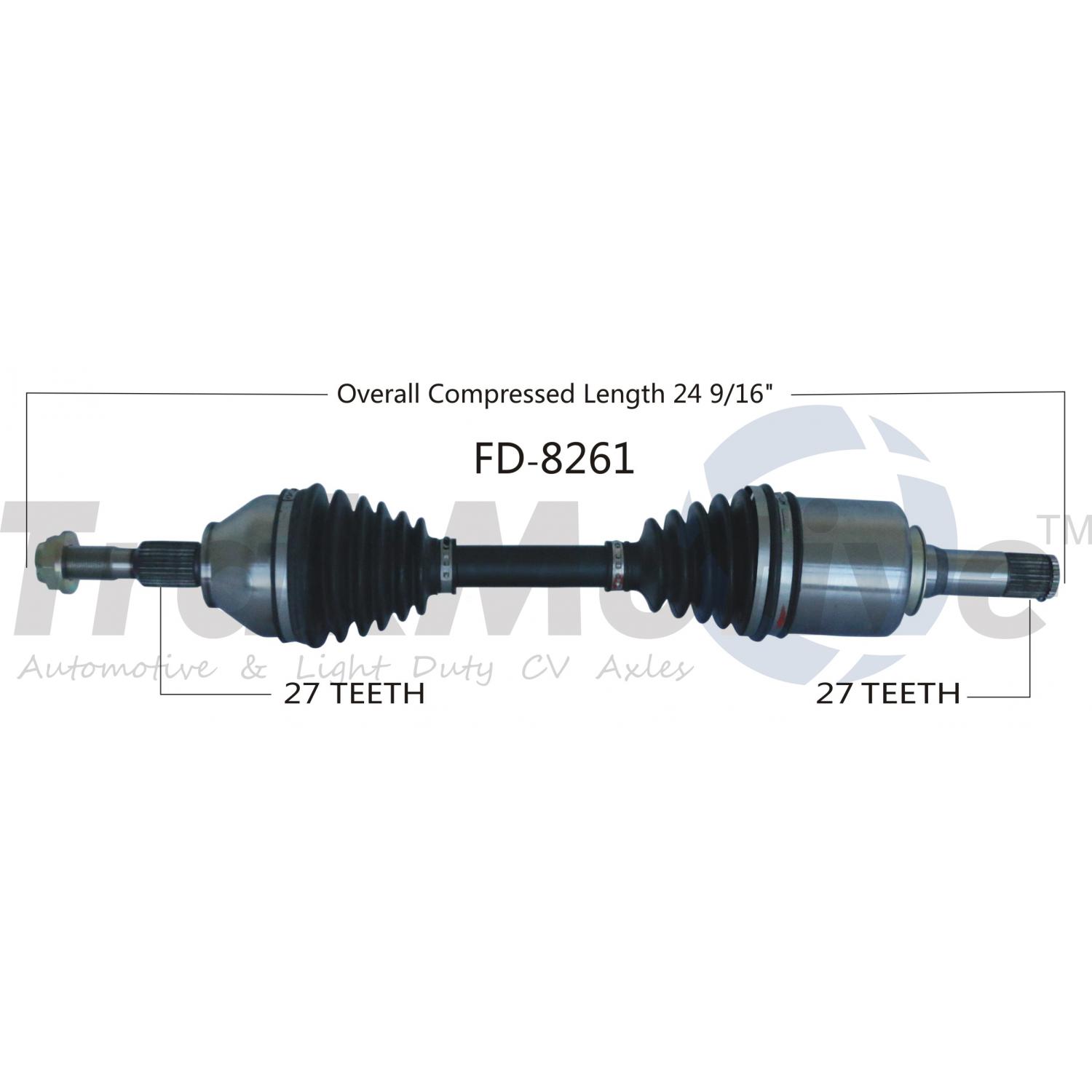 TrakMotive FD8261 - CV Axle Shaft TrakMotive FD8261 CV Axle Shaft product image 1 of 3