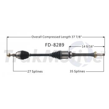 2016 Ford C-Max CV Axle Shaft