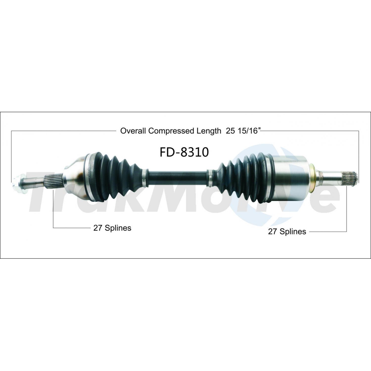 TrakMotive FD8310 - CV Axle Shaft TrakMotive FD8310 CV Axle Shaft product image 1 of 3