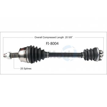 2015 Fiat 500 CV Axle Shaft Front Left TrakMotive FI8004 image 1 of 3