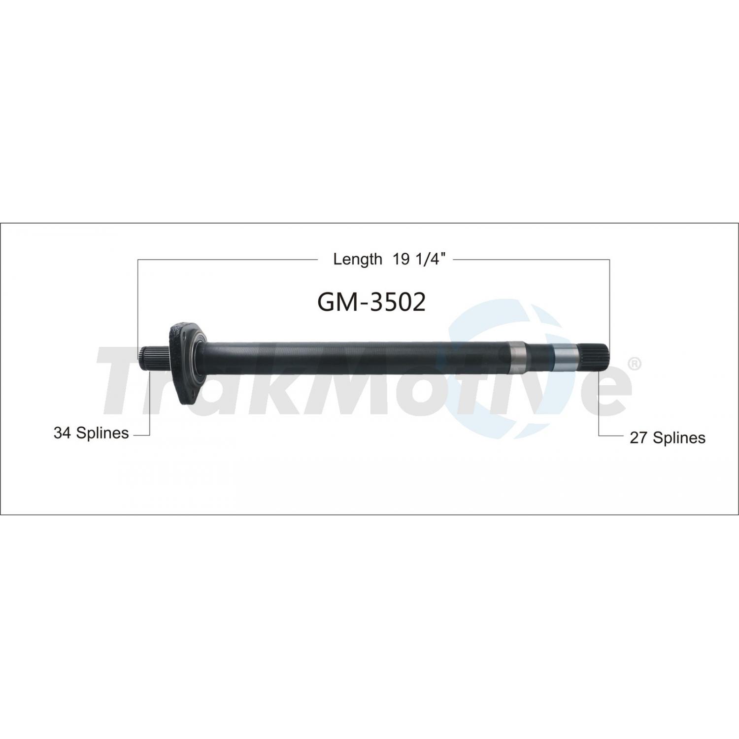 TrakMotive GM3502 - CV Intermediate Shaft TrakMotive GM3502 CV Intermediate Shaft product image 1 of 3