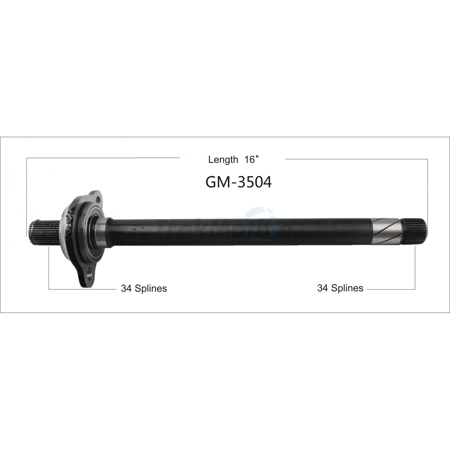 TrakMotive GM3504 - CV Intermediate Shaft TrakMotive GM3504 CV Intermediate Shaft product image 1 of 3