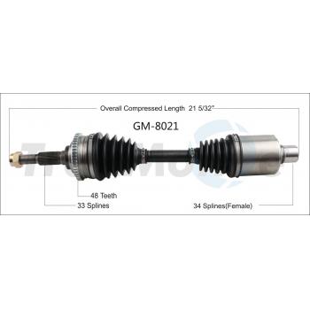 2000 Pontiac Sunfire CV Axle Shaft